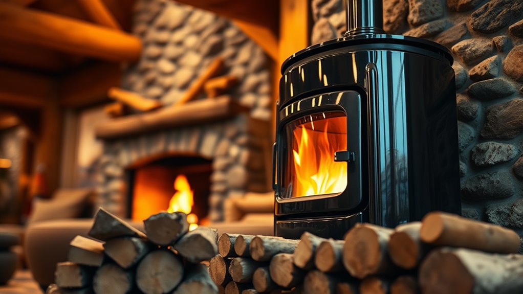 average cost wood stove