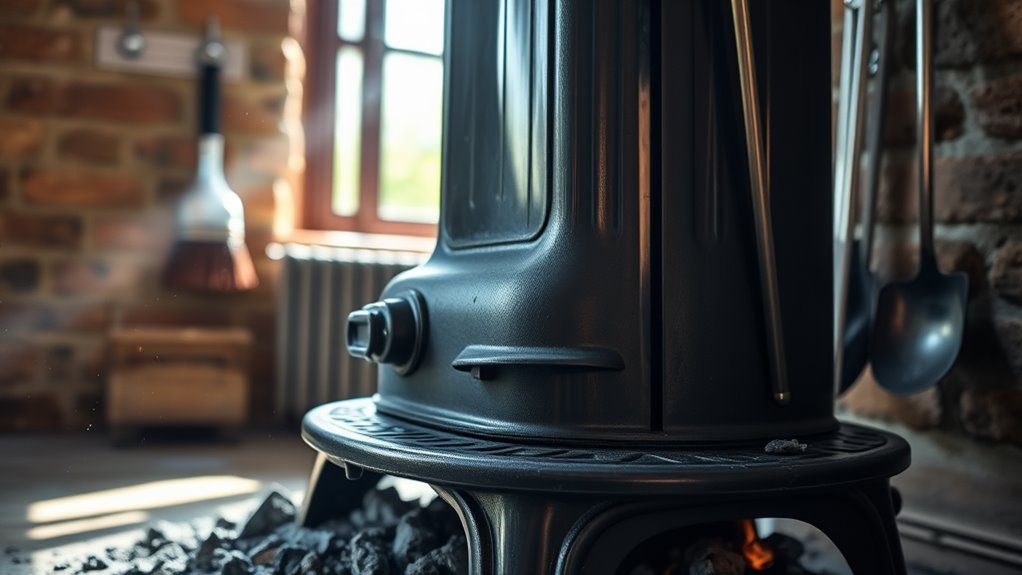 log burner sweeping frequency
